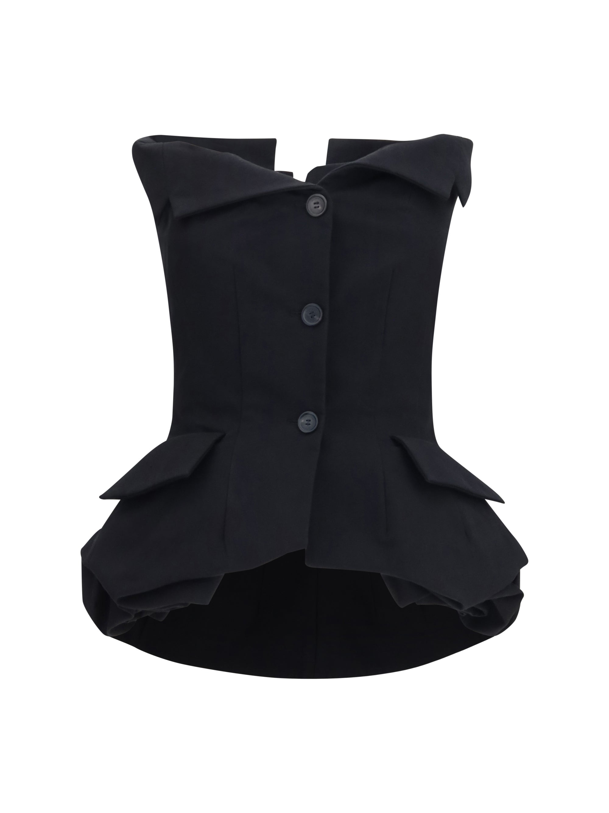 cotton bustier corset top