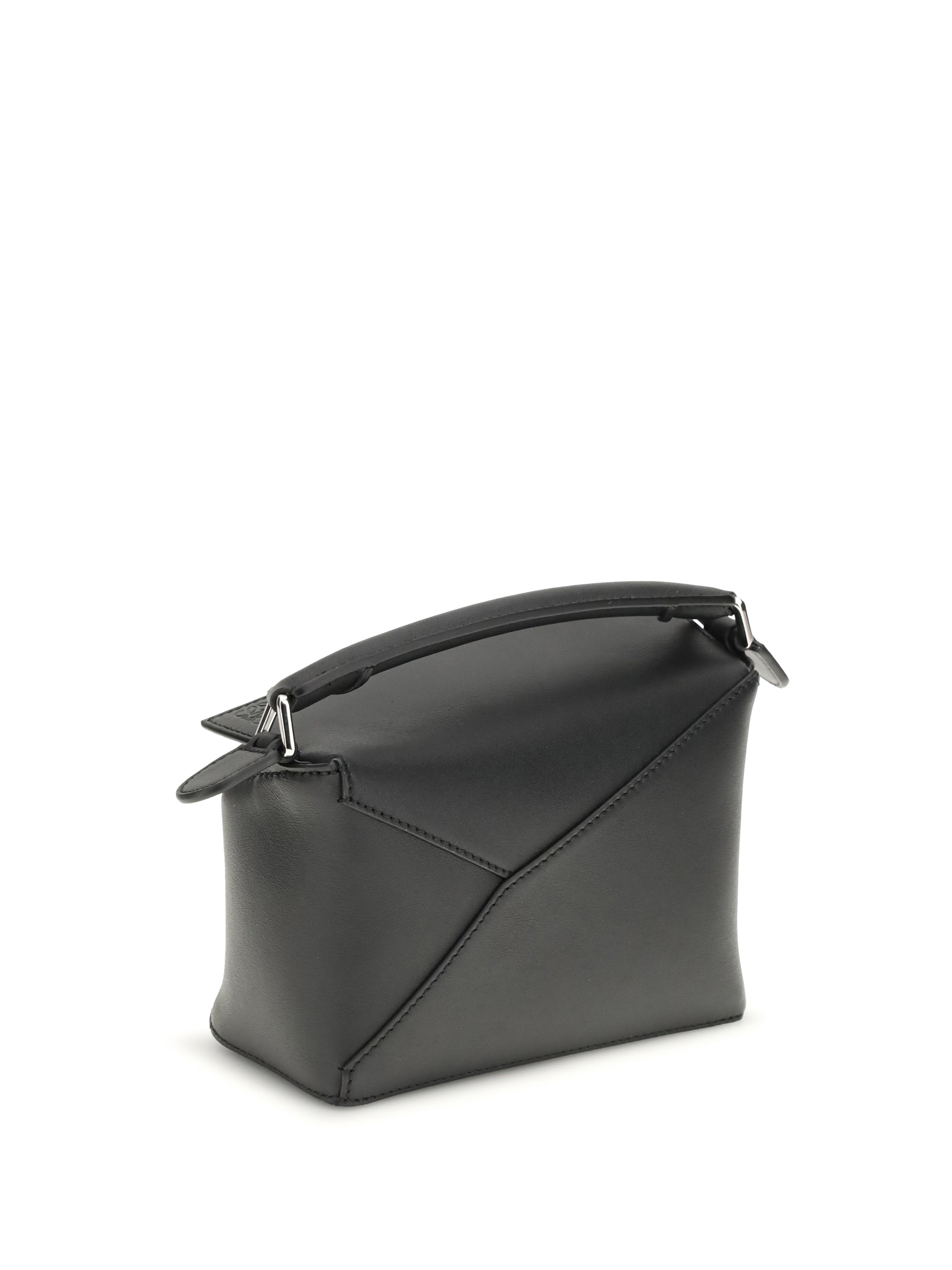 puzzle edge mini handbag