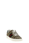 gucci ace sneakers in gg supreme fabric