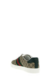 gucci ace sneakers in gg supreme fabric