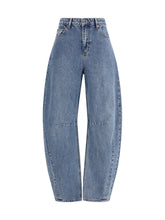 SELF-PORTRAIT 24 barrel leg jeans