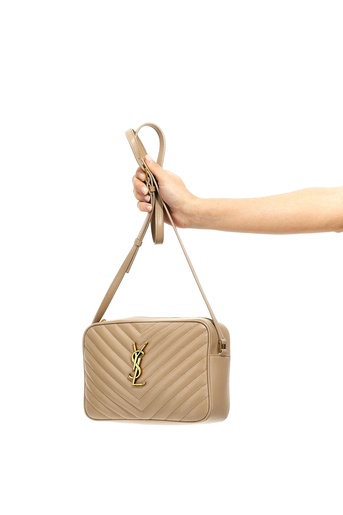 SAINT LAURENT OS lou matelassé leather crossbody bag
