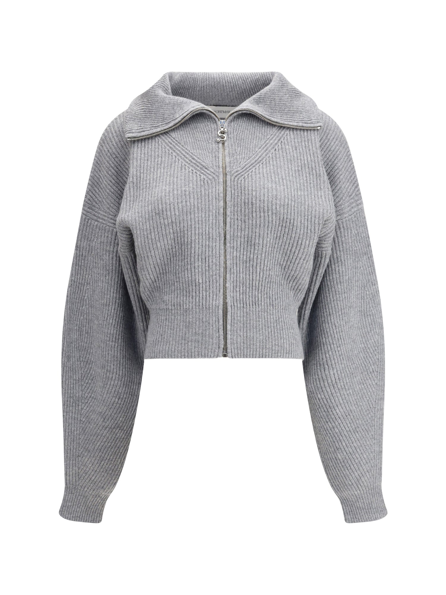 MAX MARA SPORTMAX M grey calipso cardigan