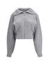 MAX MARA SPORTMAX M grey calipso cardigan