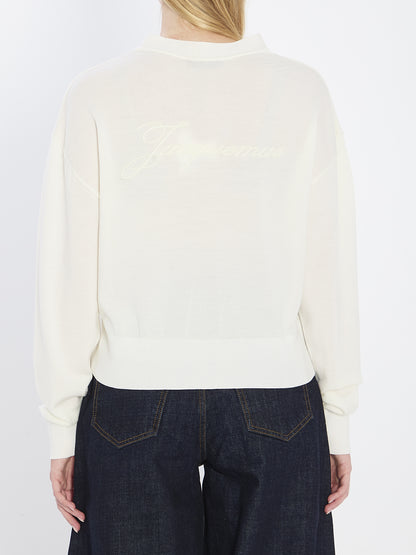JACQUEMUS 36 brode cardigan