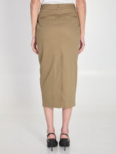THE LATEST  40 cotton gabardine skirt
