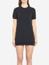 GUCCI S fine wool dress with gg crystals