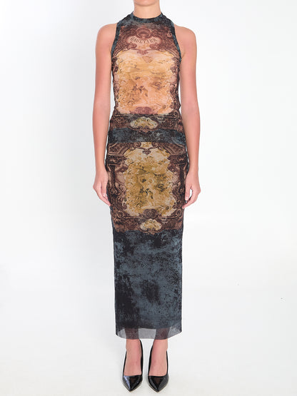 JEAN PAUL GAULTIER M médaillon tank top 