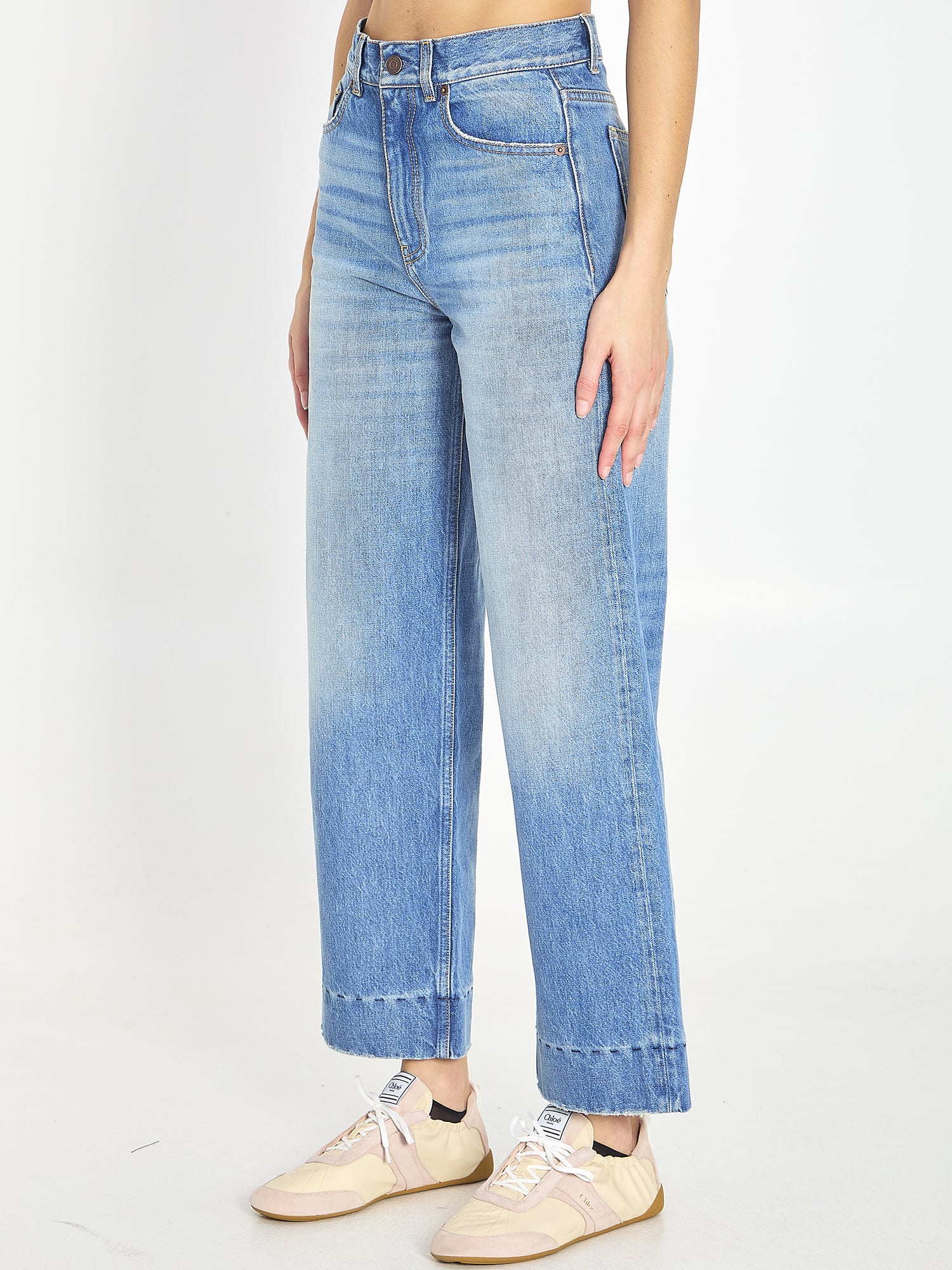 CHLOE 26 high-waisted shorts jeans
