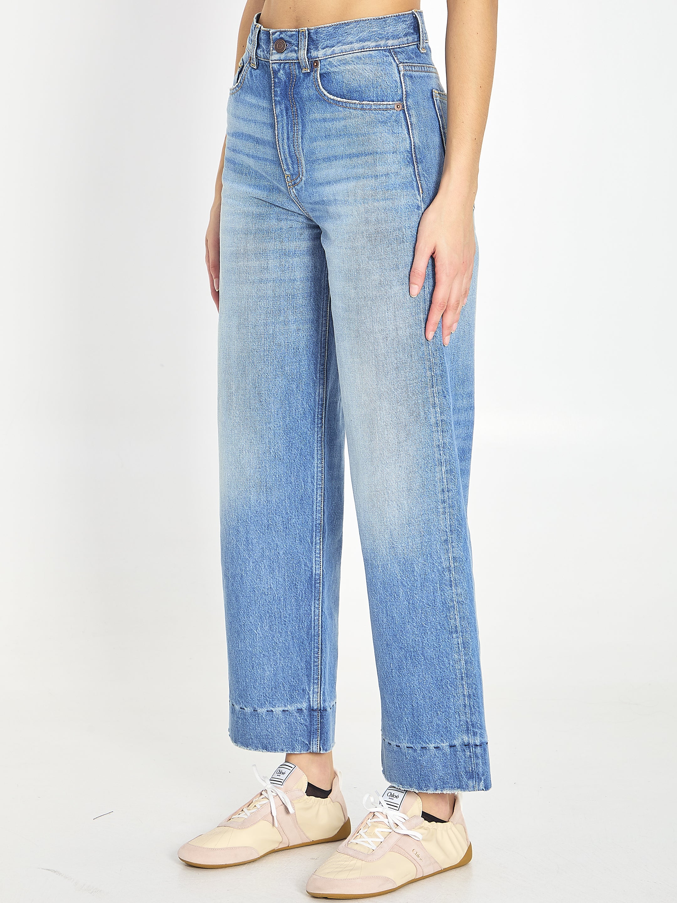 CHLOE 26 high-waisted shorts jeans