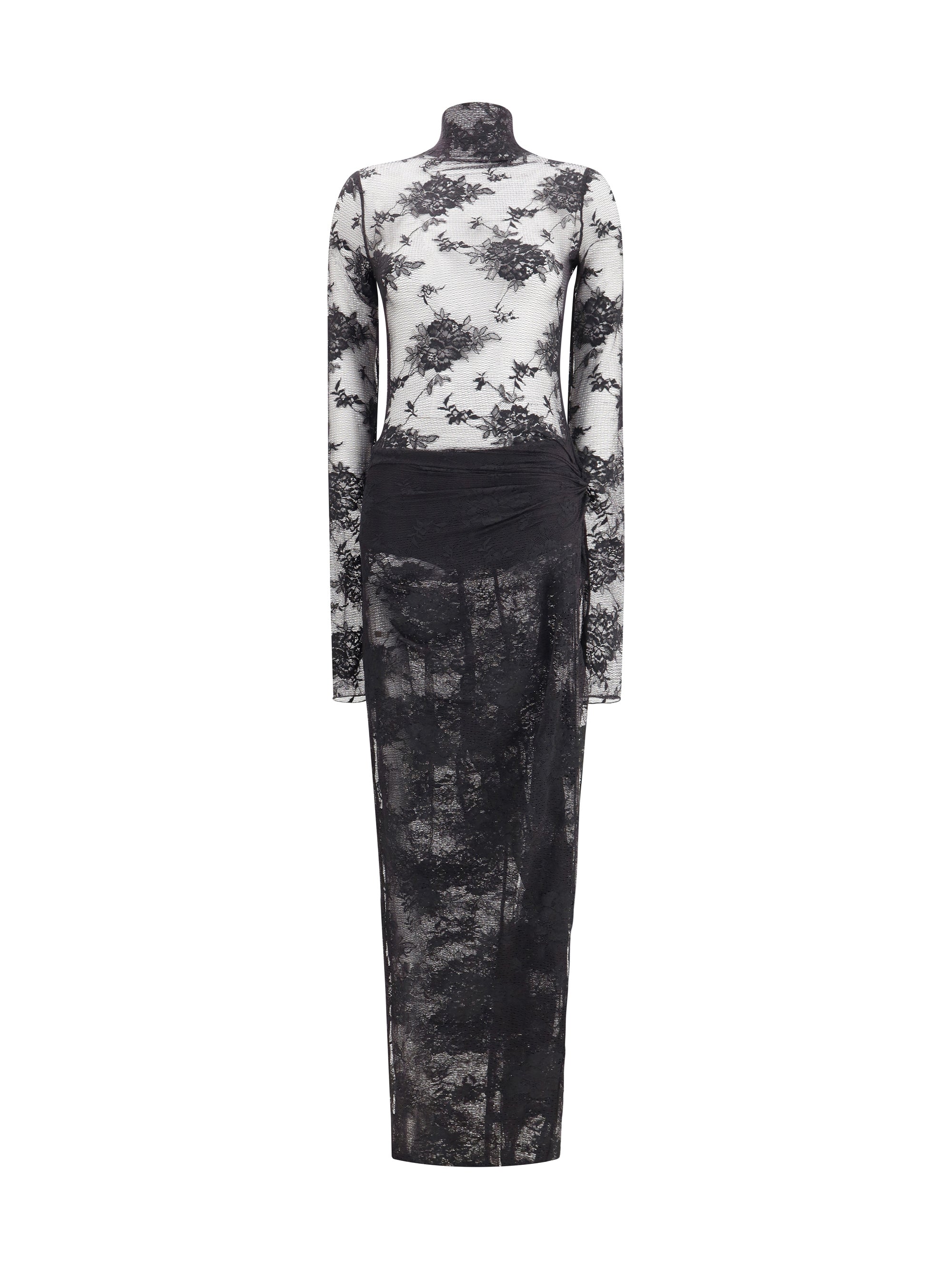 THE ANDAMANE 42 tessa sheer lace jumpsuit