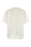 the balenciaga pure white cotton t-shirt