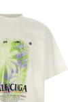 the balenciaga pure white cotton t-shirt