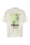 the balenciaga pure white cotton t-shirt
