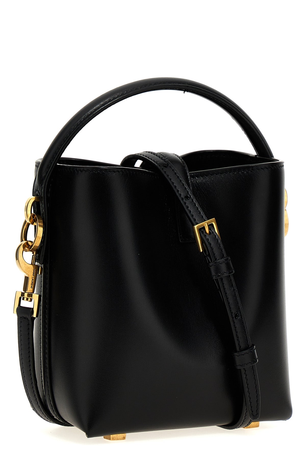 le 37 mini shiny leather crossbody bag