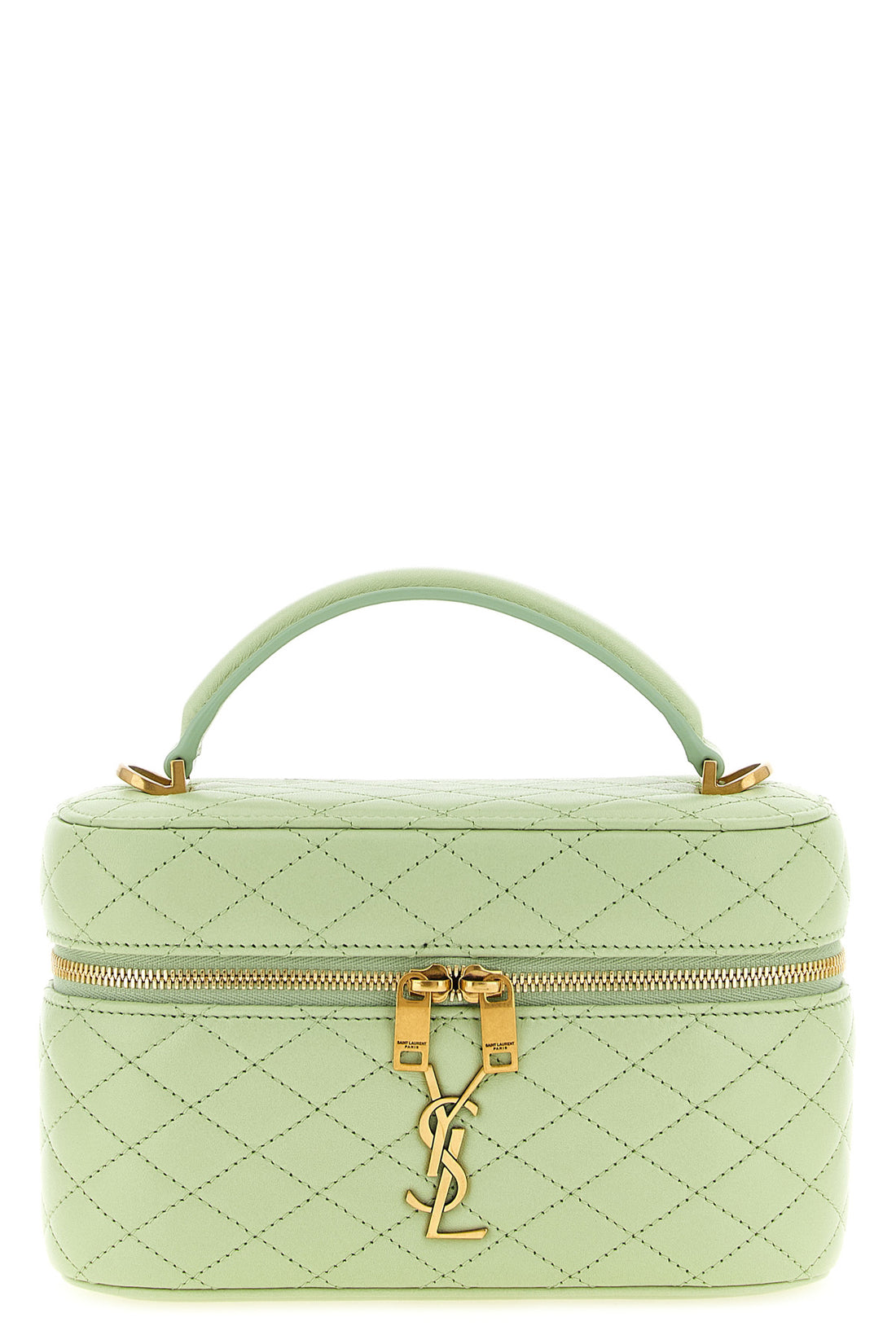 SAINT LAURENT OS gaby vanity diamond-shaped quilted leather handbag