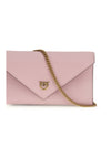 love birds logo mini clutch bag