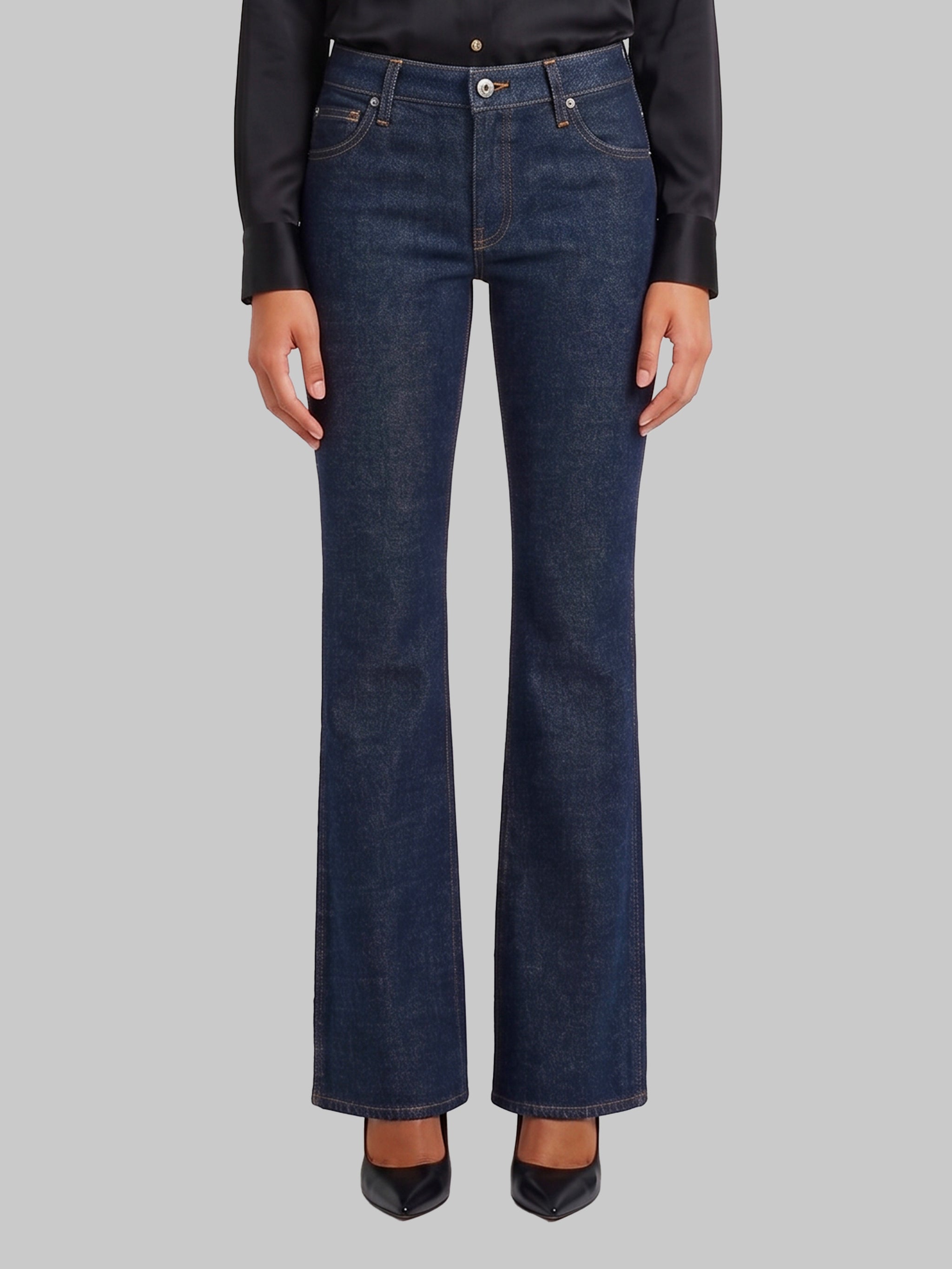 comfortable low-rise jeans