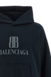 nano bb hoodie in faded-effect dry fleece