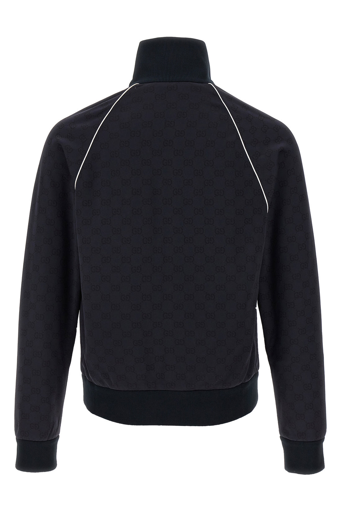GUCCI S gg jacquard tech cotton nylon and jersey blend sweatshirt