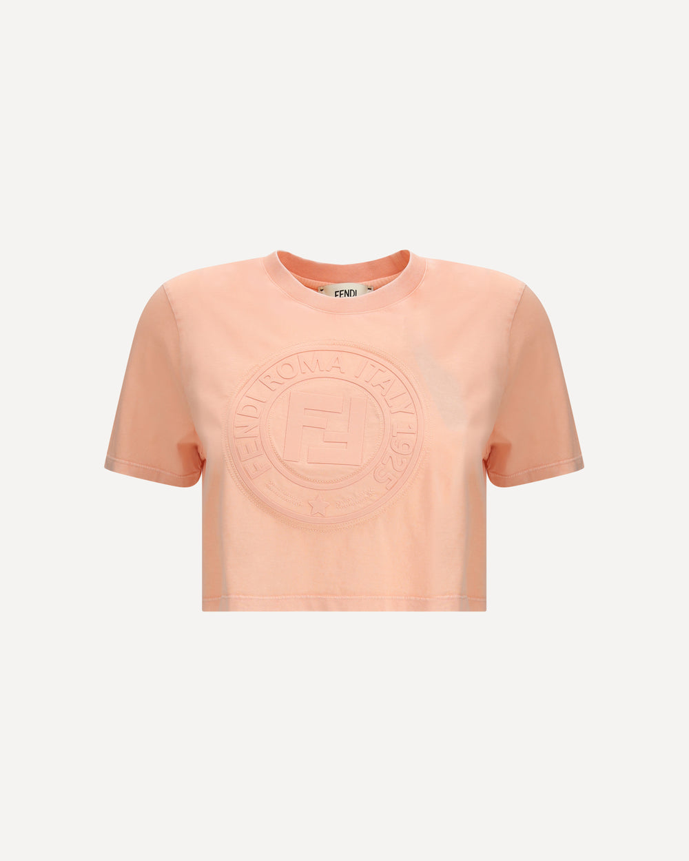 Fendi Cropped T-shirt Pink
