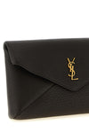 the saint laurent envelope large clutch is distinguished by its rigorous envel