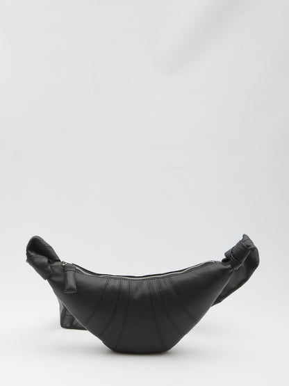 LEMAIRE OS croissant black bag small 