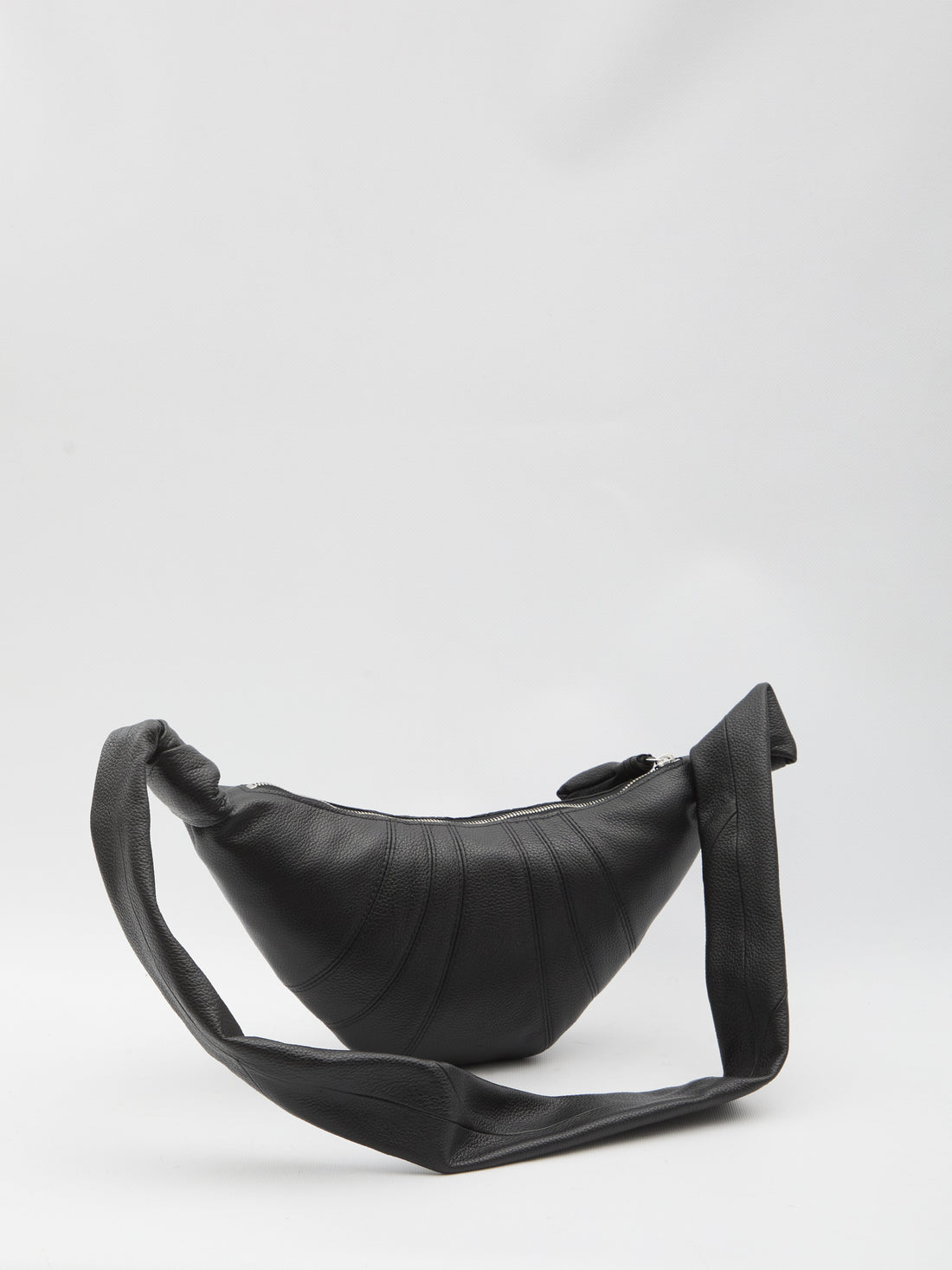 LEMAIRE OS croissant black bag small 