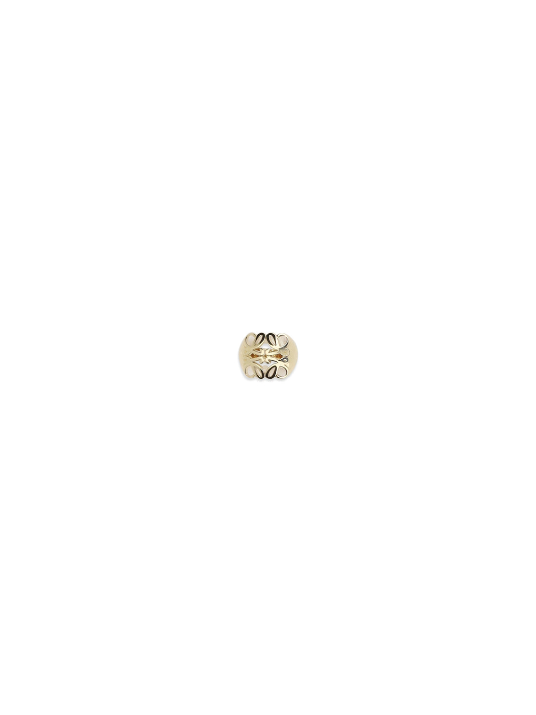 LOEWE 9 anagram bombé signet ring