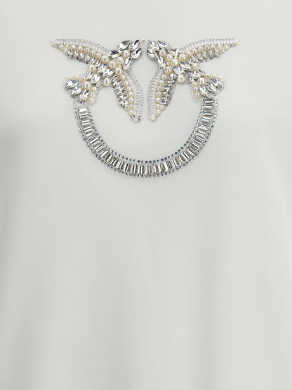 PINKO L embroidered logo sweatshirt 