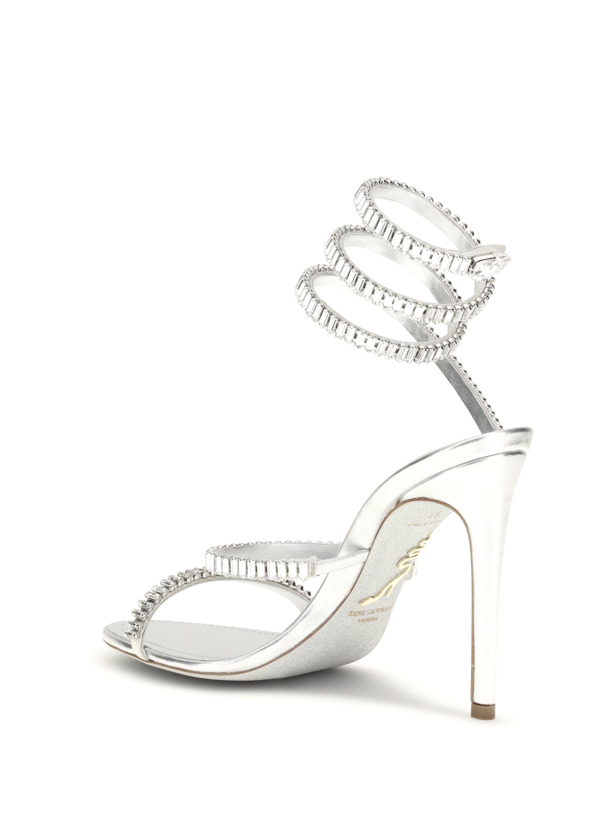 RENE CAOVILLA 36 rhinestone sandals