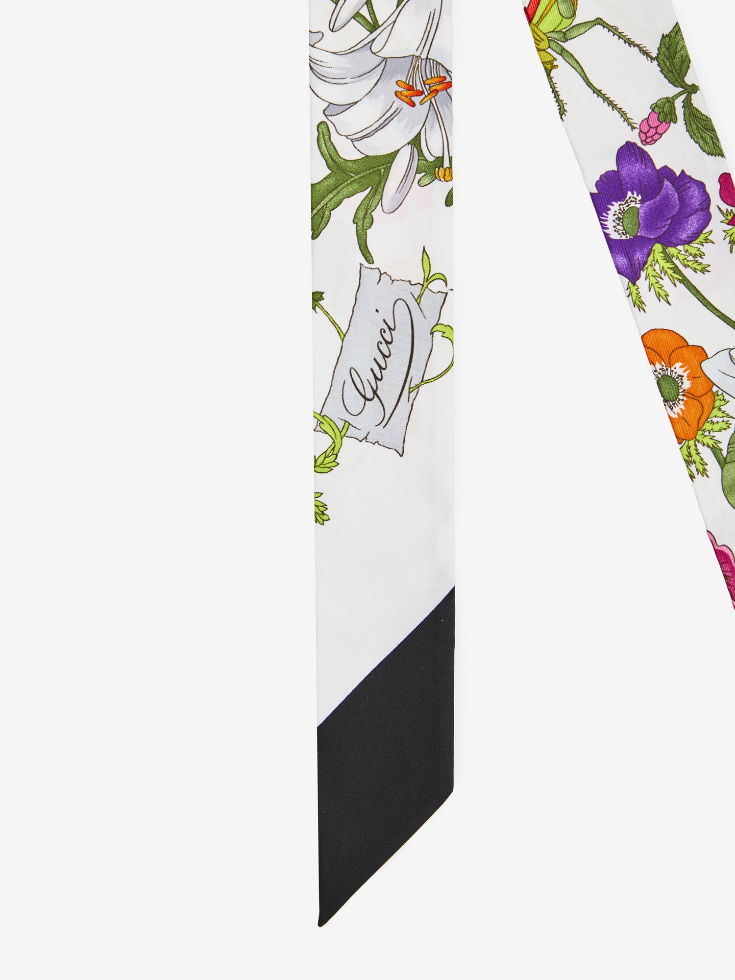 GUCCI OS printed silk twill ribbon