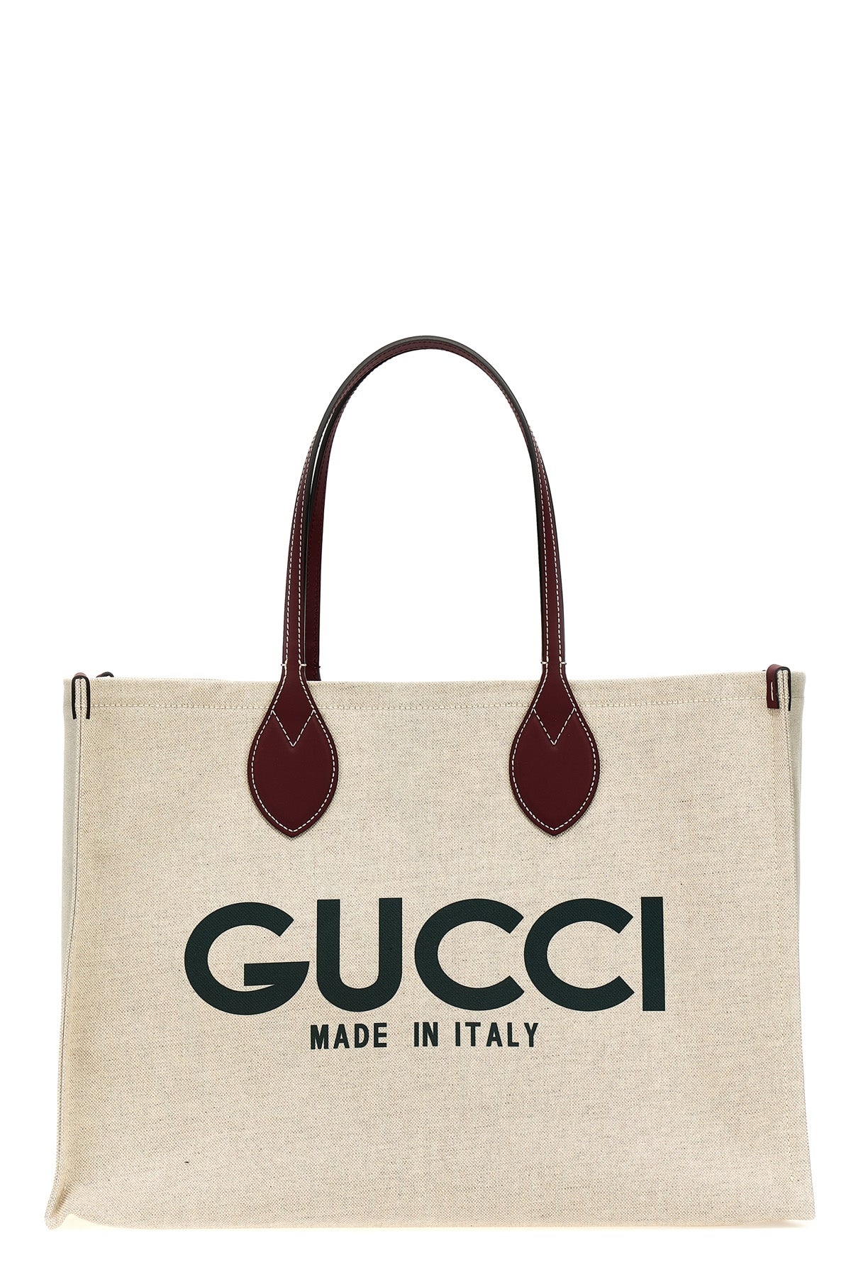 gucci canvas shopping bag