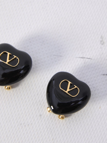 VALENTINO GARAVANI OS coeur royal earrings