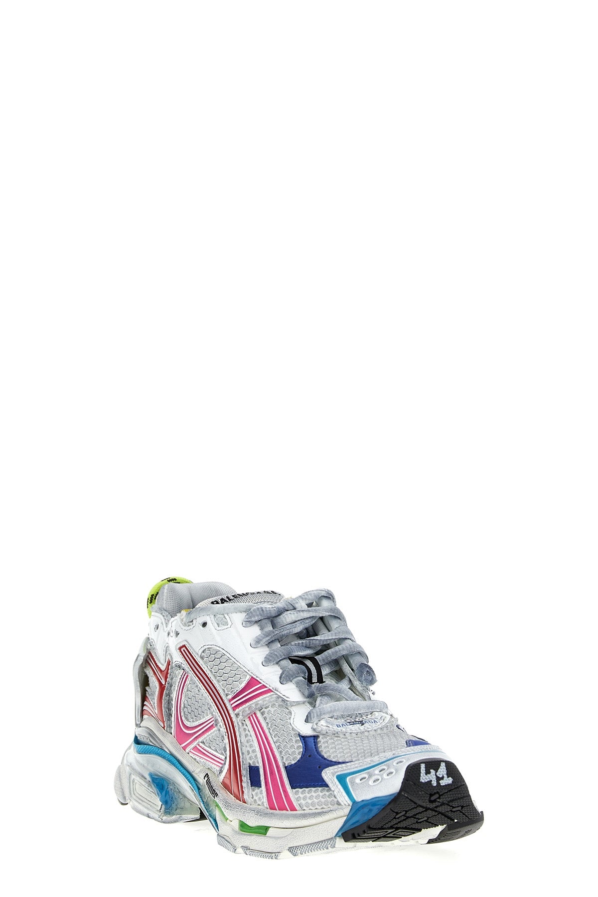 runner mesh and nylon fabric sneakers