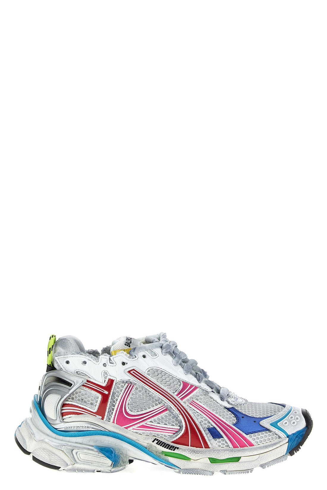 BALENCIAGA 35 runner mesh and nylon fabric sneakers