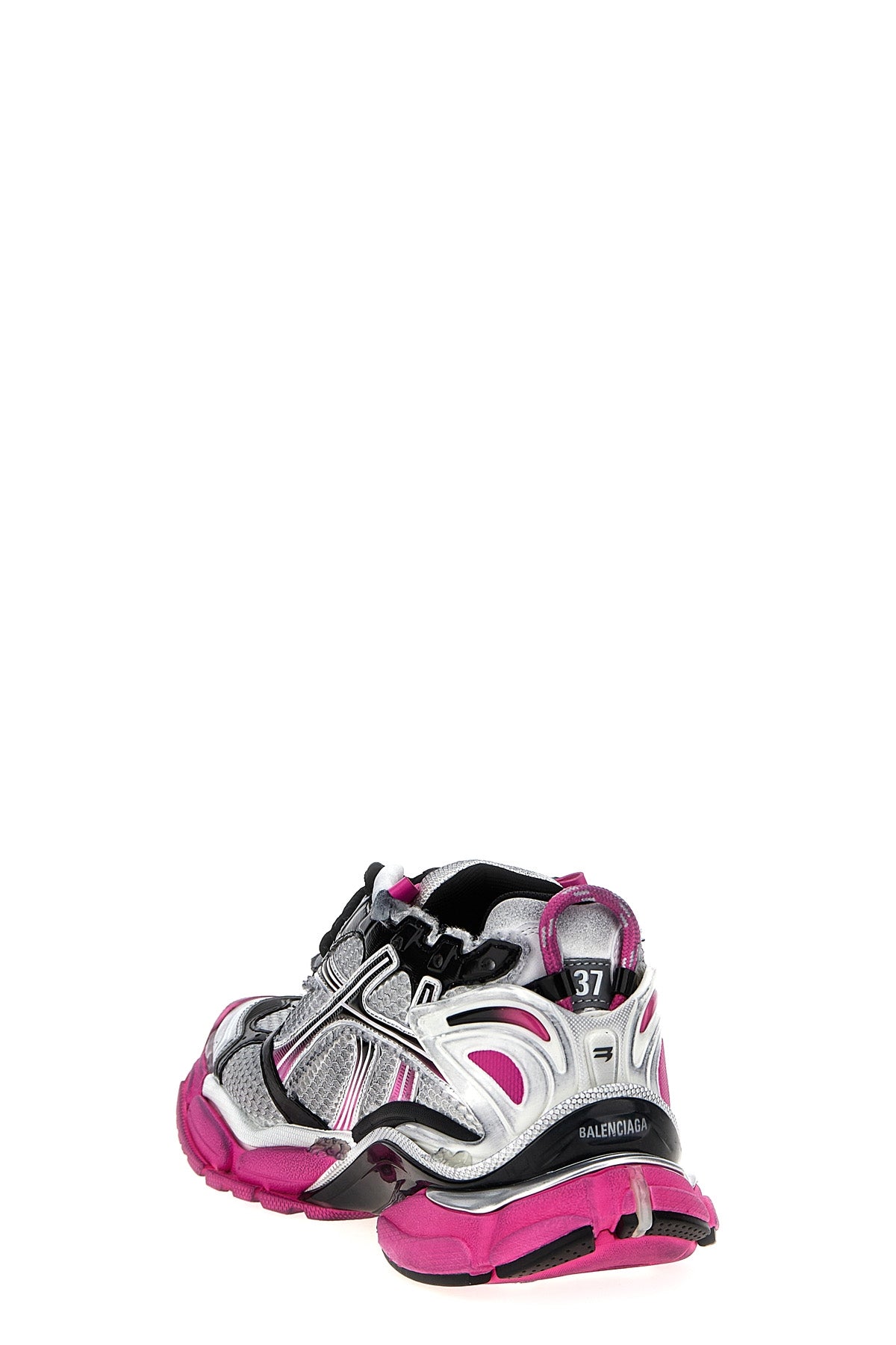 runner gradient mesh sneakers
