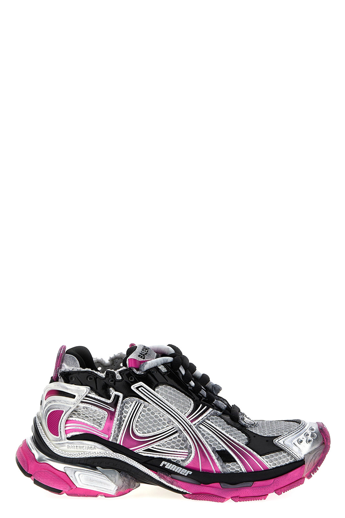 BALENCIAGA 36 runner gradient mesh sneakers