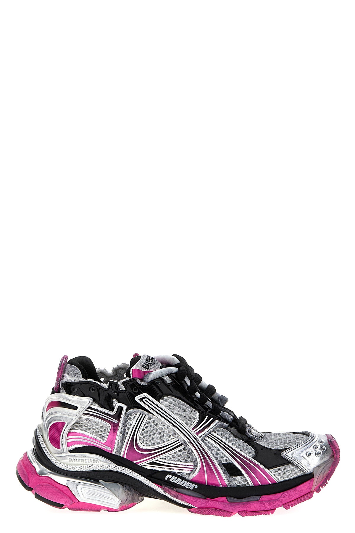 runner gradient mesh sneakers