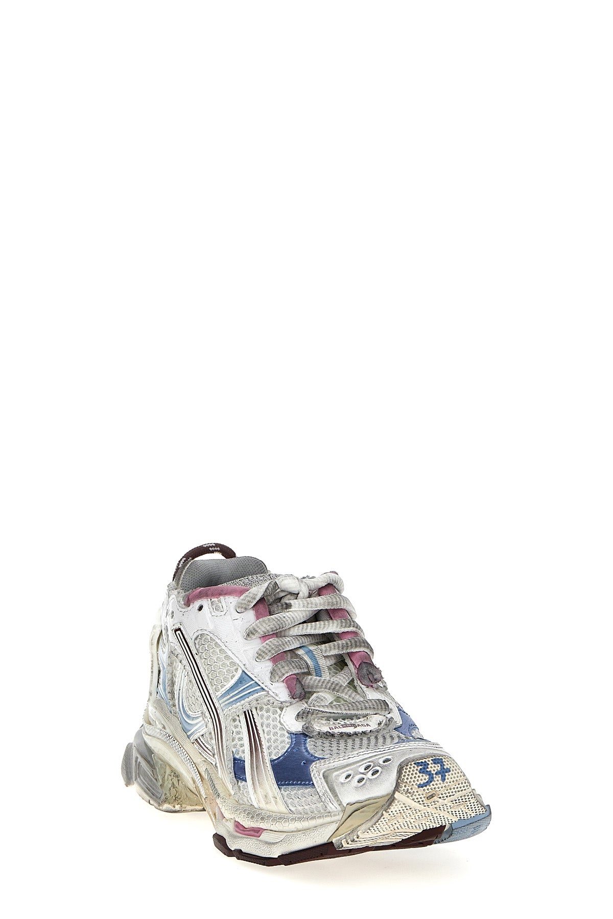 runner gradient mesh sneakers