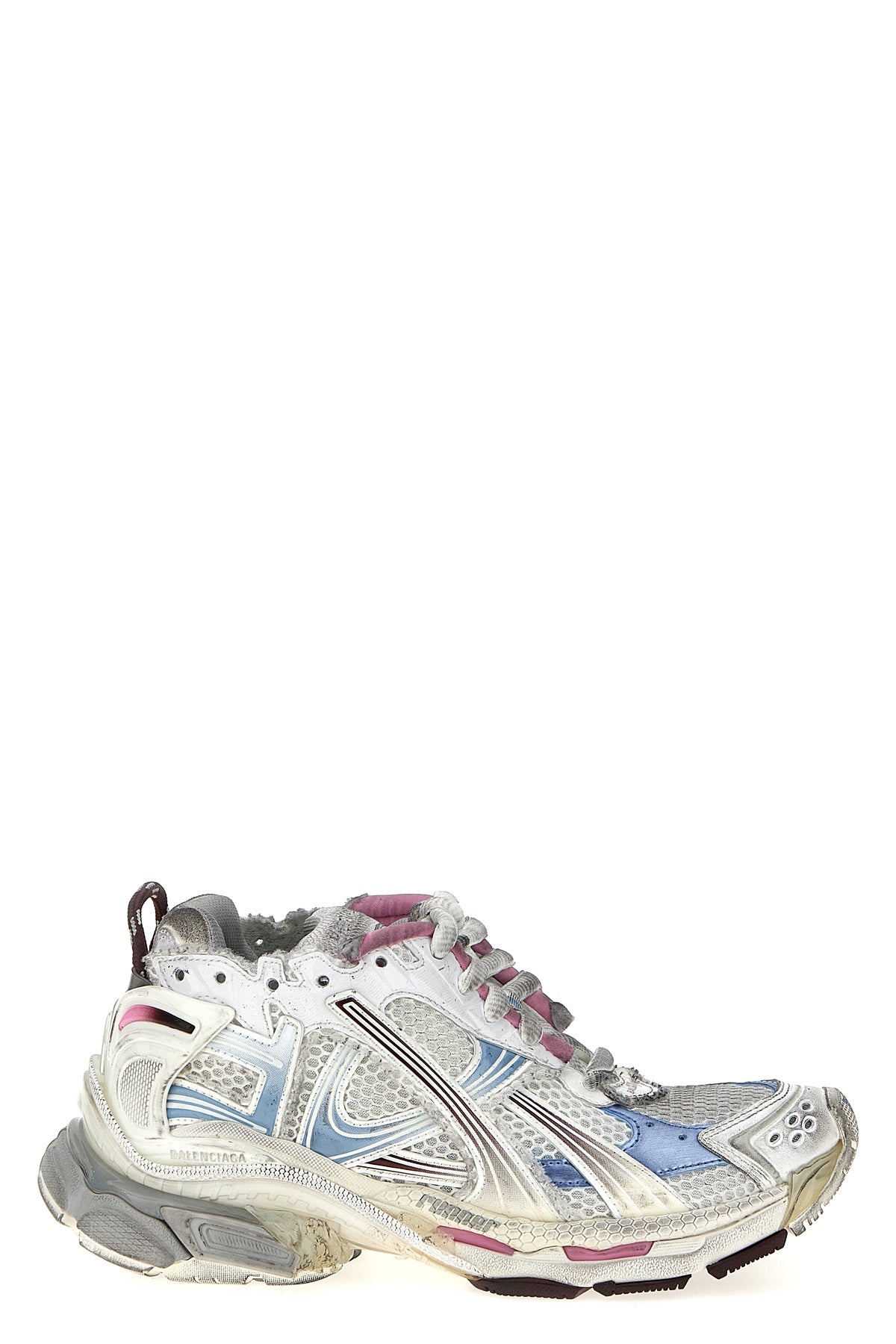 runner gradient mesh sneakers