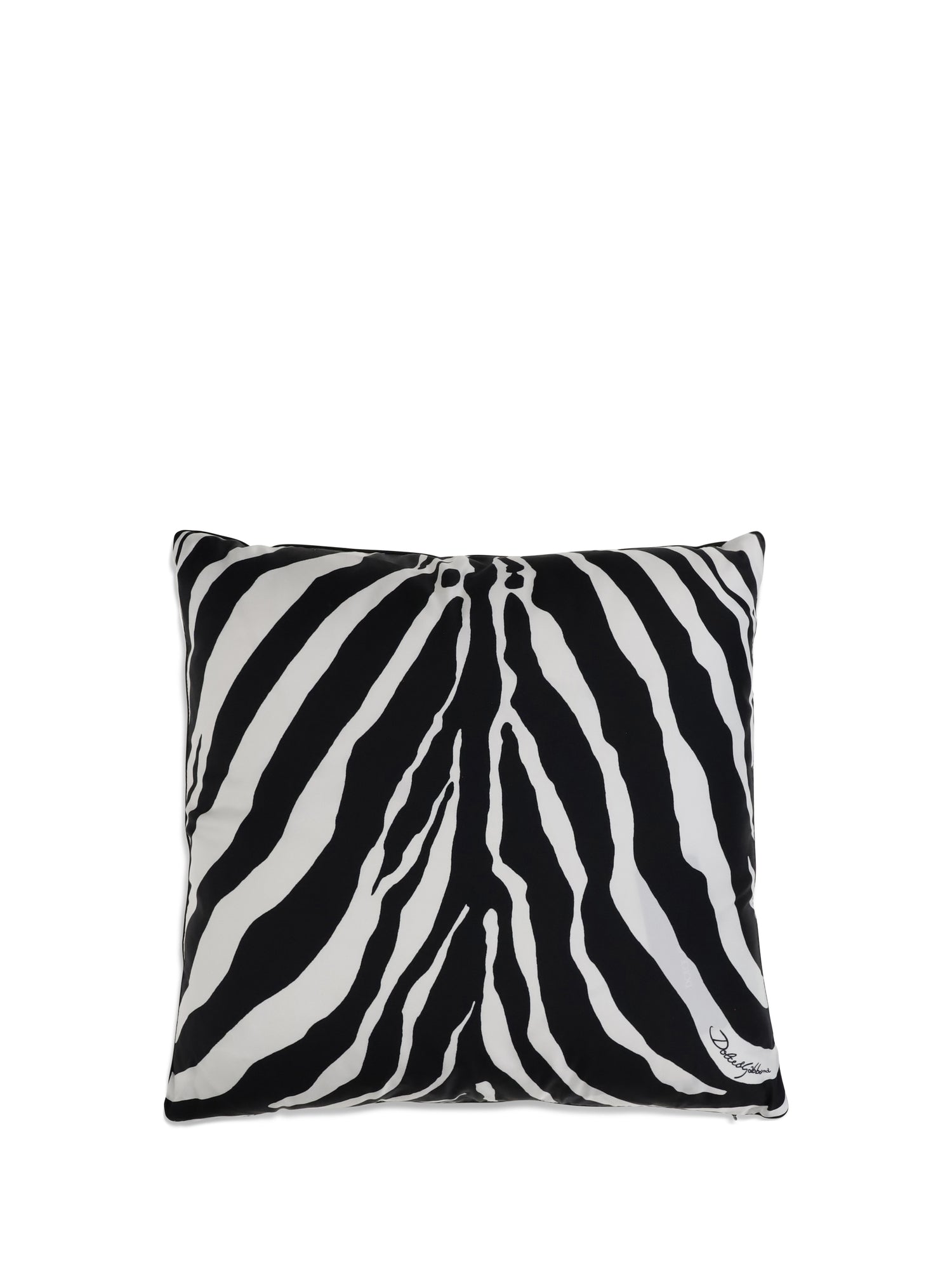 DOLCE &amp; GABBANA OS zebra silk pillow