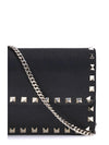 wallet w/strap | rockstud | vitello stam