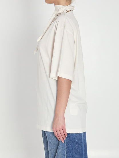 LEMAIRE M t-shirt with scarf
