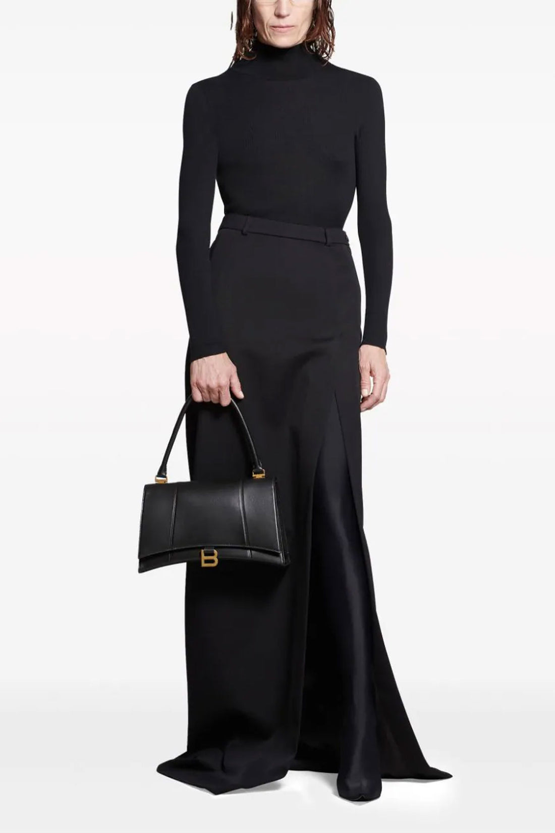 BALENCIAGA 36 long wool skirt