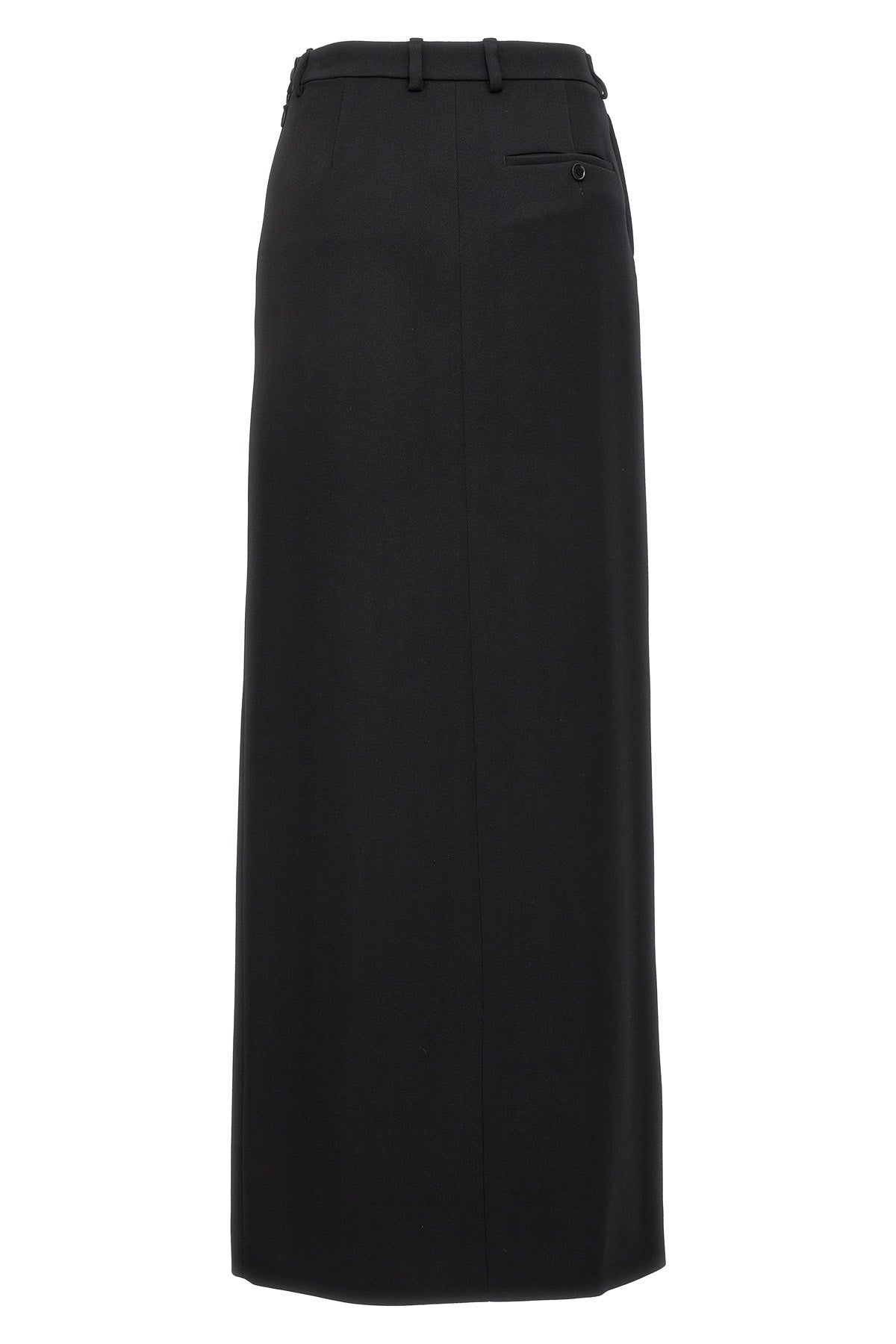 long wool skirt