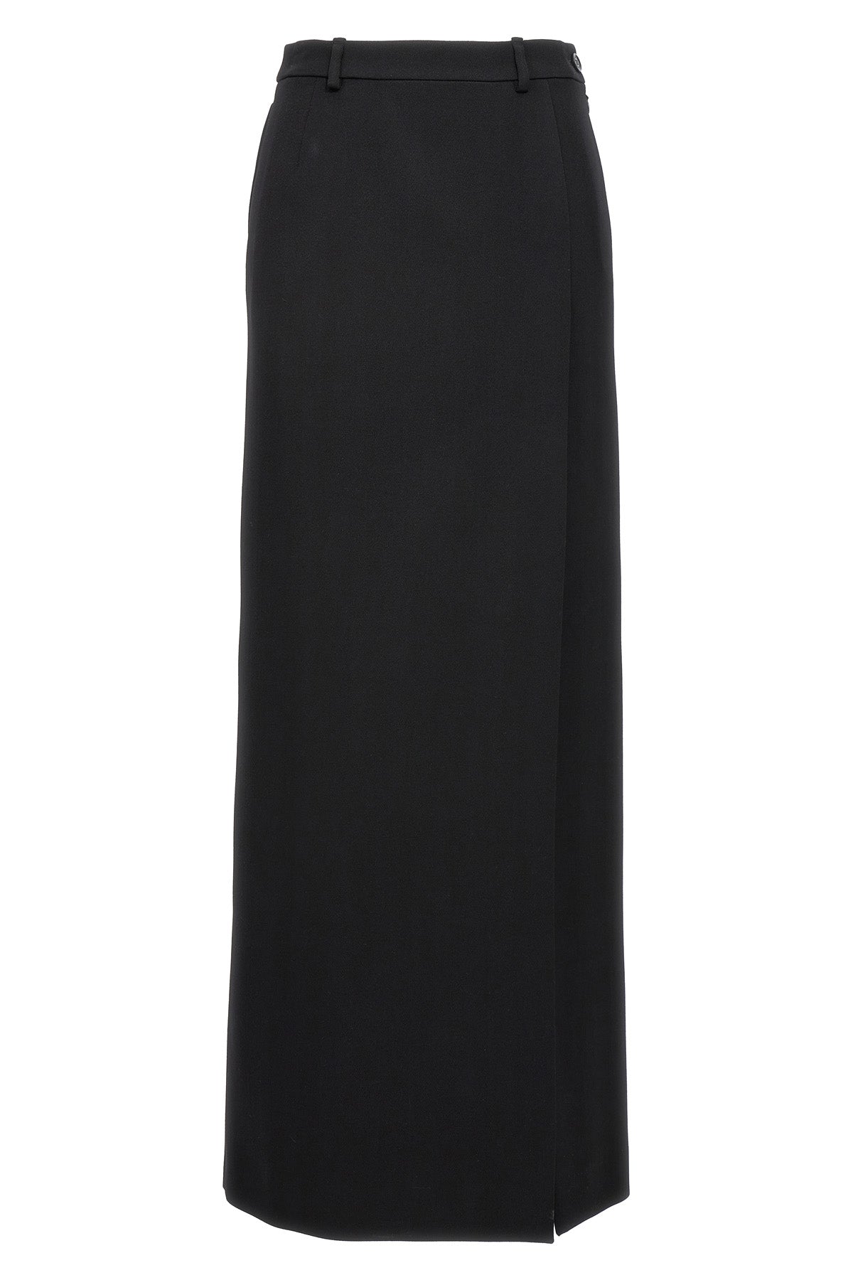 long wool skirt