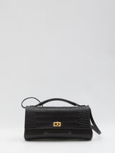 BALENCIAGA OS bel air small clutch with shoulder strap