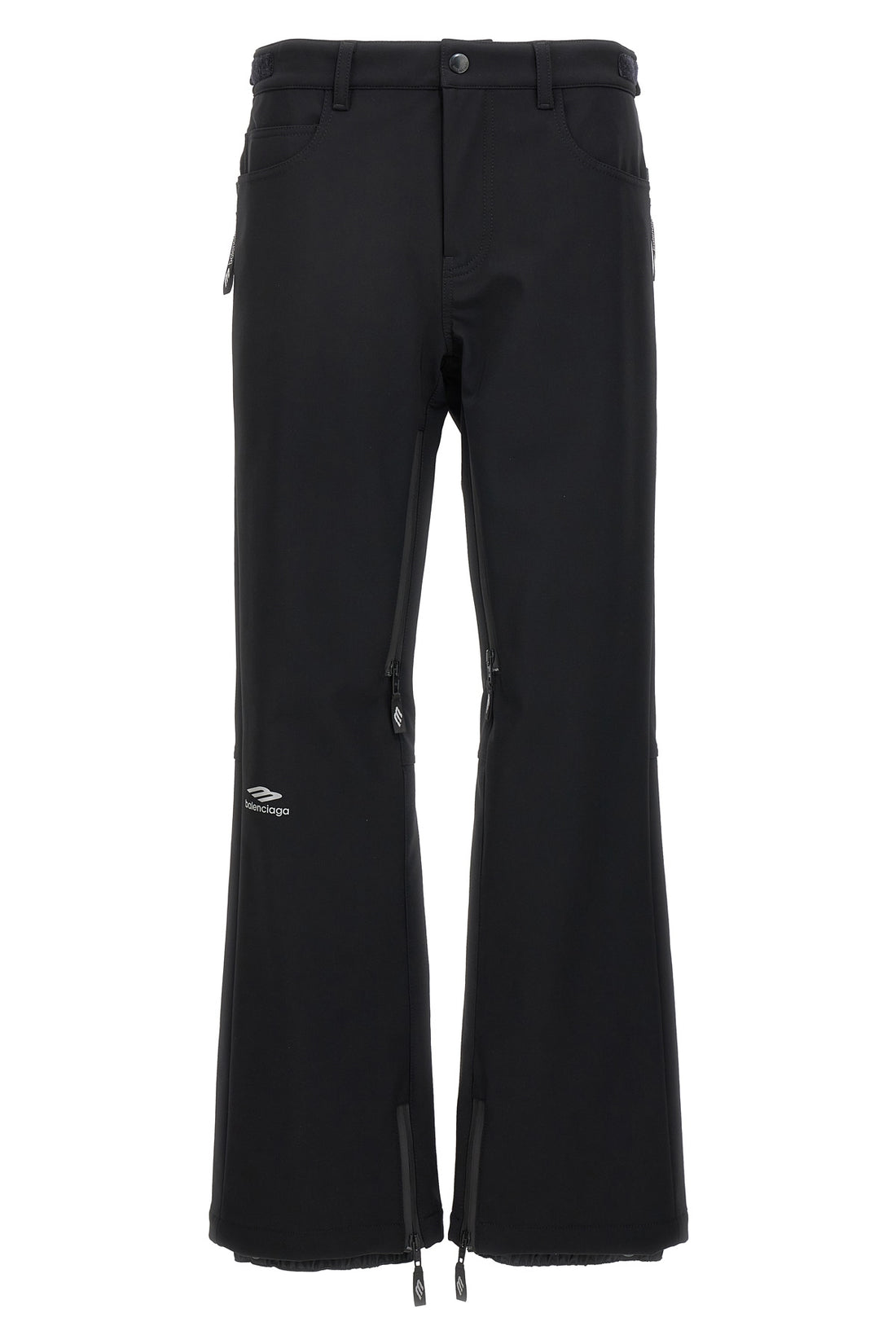 BALENCIAGA 36 5-pocket ski 3b sports icon doubled stretch nylon trousers