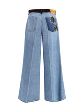 MARNI 38 cotton pants with contrasted waistband